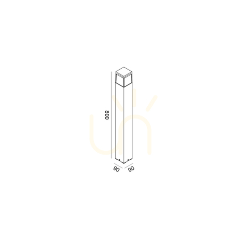 Check GES2023 Gea Luce IP44 Light Pole