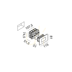 GES2041 Gea Luce IP66 Staircase Lighting small 1