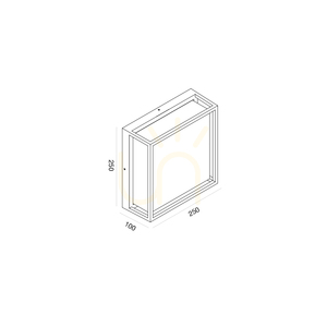 GES2090 White Gea Luce Outdoor Ceiling Light, IP65 small 1