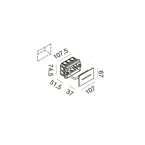 GES2140 White Gea Luce Stair Lighting, IP54 small 1