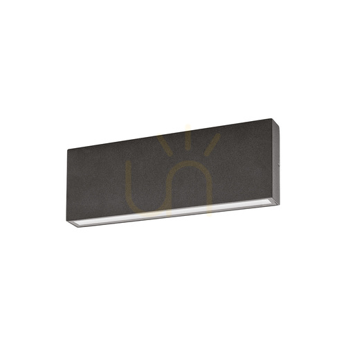 Check GES2214 Anthracite Gea Luce Outdoor Wall Sconce, IP65