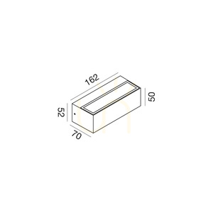 GES2241 Anthracite Gea Luce Outdoor Wall Sconce, IP65 small 1