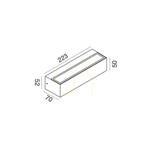 GES2244 Anthracite Gea Luce Outdoor Wall Sconce, IP65 small 1