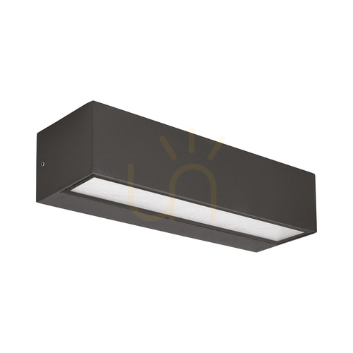 Check GES2244 Anthracite Gea Luce Outdoor Wall Sconce, IP65
