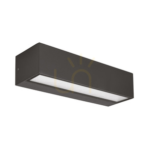 GES2244 Anthracite Gea Luce Outdoor Wall Sconce, IP65 small 0