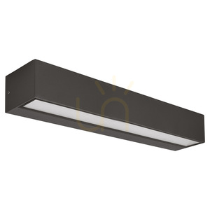 GES2247 Anthracite Gea Luce Outdoor Wall Sconce, IP65 small 0