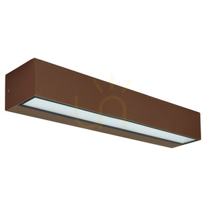 GES2248 Brown Gea Luce Outdoor Wall Sconce, IP65 small 0