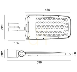 GES2352 Gray Gea Luce IP65 LED Floodlight small 1