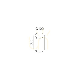 GES2404 Anthracite Gea Luce Light Pole small 1