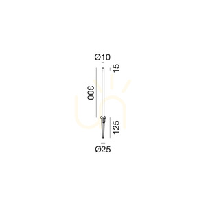 GES2410C Anthracite Gea Luce Lighting Pole, IP65 small 1