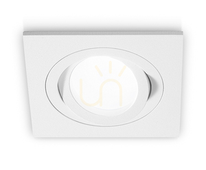 Gea Luce GFA041 Recessed Downlight, Matt White, GU10, Aluminium, IP20 small 0