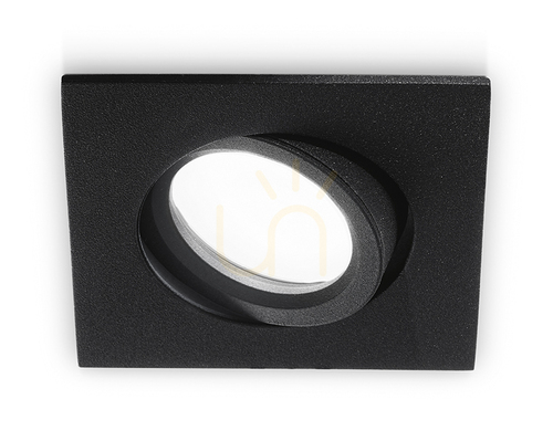Check GFA052 Recessed Light Fixture, Black, Gea Luce