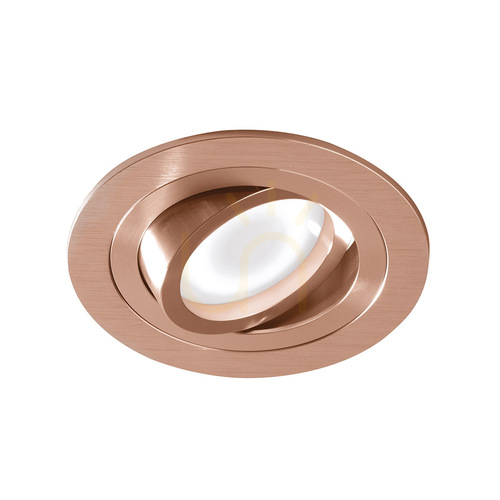 Check GFA094 Recessed Light Fixture, Copper, Gea Luce