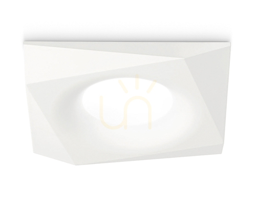 Check GFA162 Recessed Light Fixture, White, Gea Luce