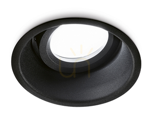 GFA231 Recessed Light, Black, Gea Luce small 0