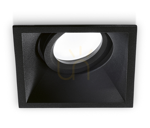 Check GFA241 Recessed Light Fixture, Black, Gea Luce