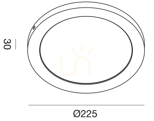 Check GFA762C White Ceiling Light by Gea Luce