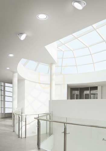 Check GFA910N Recessed Light Fixture, White, Gea Luce