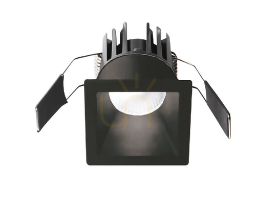 Check GFA961N Recessed Light Fixture, Black, Gea Luce