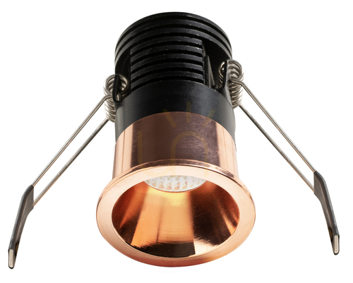 Check GFA1112C Recessed Light Fixture, Gold, Gea Luce