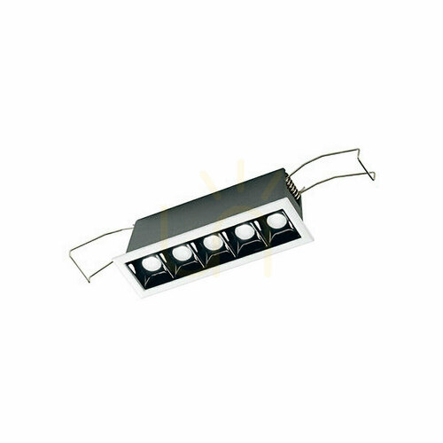 Check GFA1120N Recessed Light Fixture, White, Gea Luce