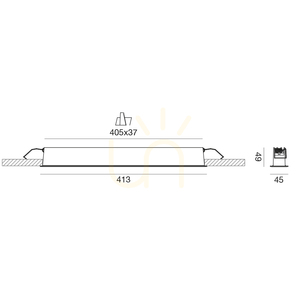 GFA1122C Recessed Light, White, Gea Luce small 1