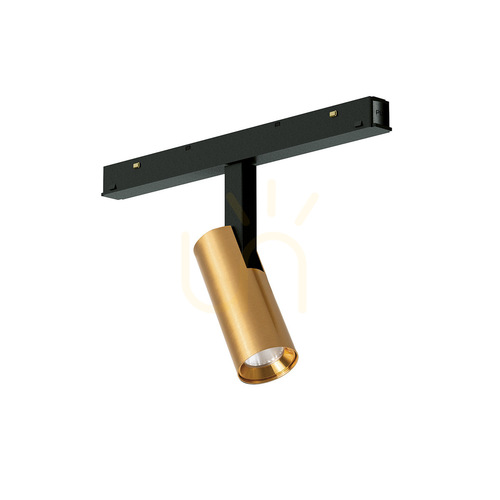 Check Gea Luce GFA1352 Magnetic Track Spotlight 48 V LED 8 W 3000 K – Gold
