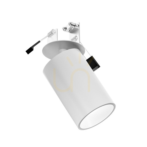 Check GFA1390 Recessed Light Fixture, White, Gea Luce