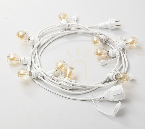 Check GFIB04 10-meter Gea Luce IP44 Garden String Lights