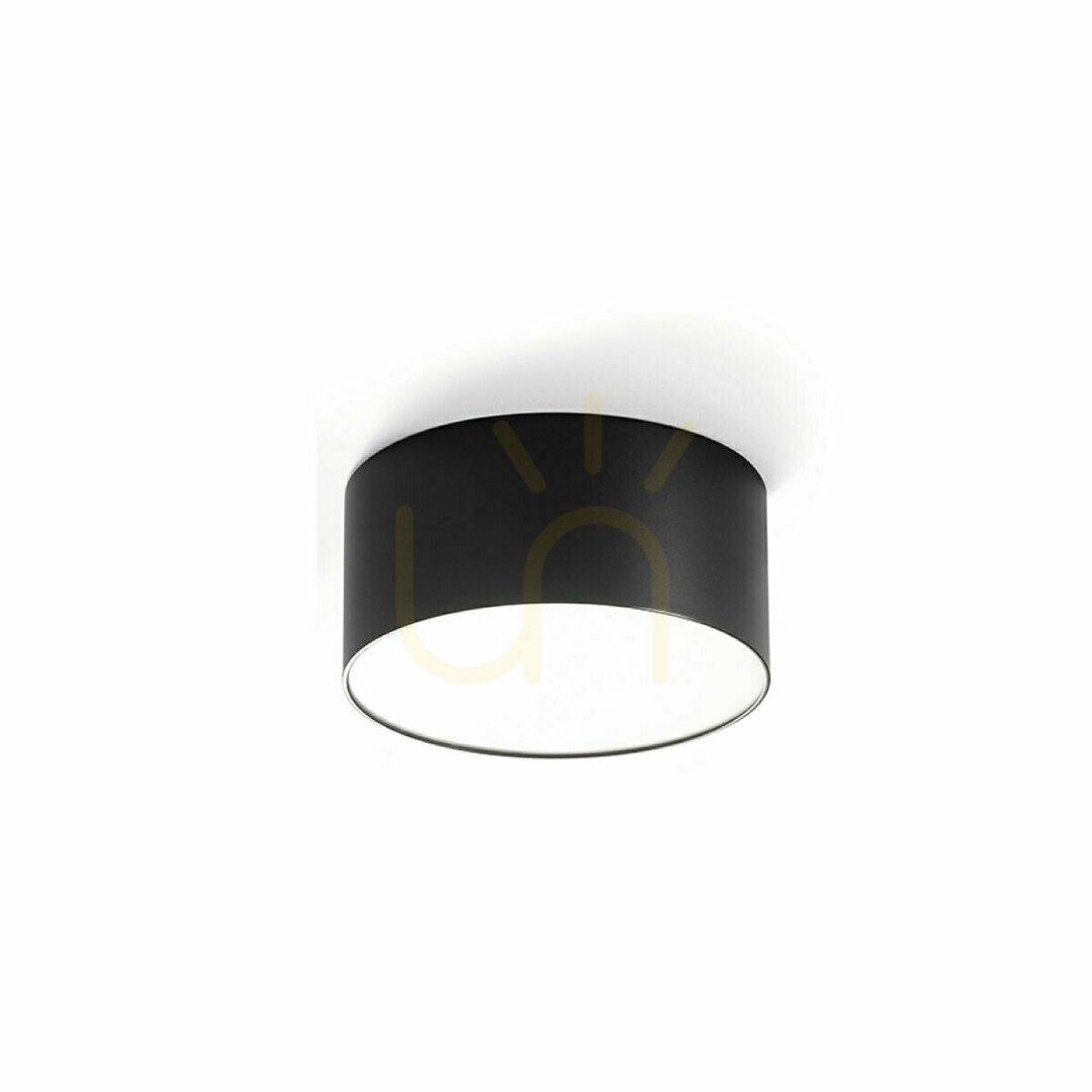GPL242N Black Ceiling Light by Gea Luce