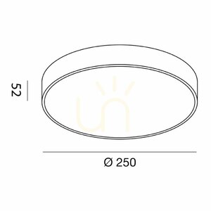 GPL262N White Ceiling Light by Gea Luce small 1