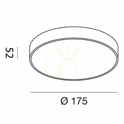 Check GPL270C Black Ceiling Light by Gea Luce