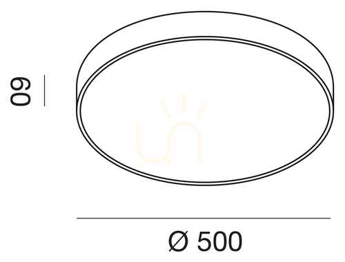 Check GPL301N White Ceiling Light by Gea Luce
