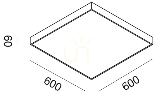 Check GPL312N White Ceiling Light by Gea Luce