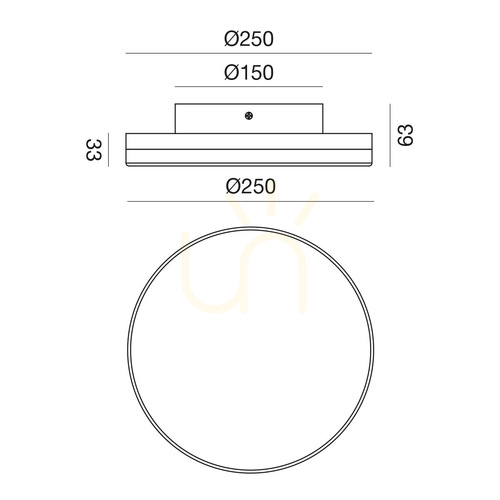Check GPL361 White Gea Luce Outdoor Ceiling Light, IP65