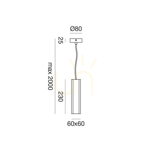 Check GSO100 White Gea Luce Pendant Light