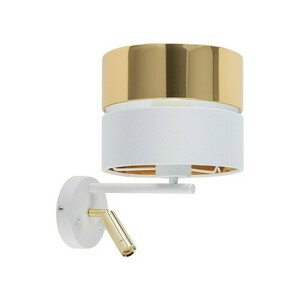 TK-Lighting Hilton White Gold 2-Light Wall Lamp G9 E27 small 0