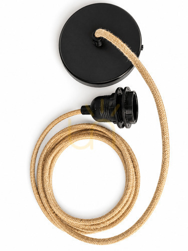 Check Pendant Light Lunares Lunhold 150 cm Black Jute E27 LUN-LLH-BJ-150 Pendant Light Lunares Lunhold 150 cm Black Jute E27 LUN-LLH-BJ-150