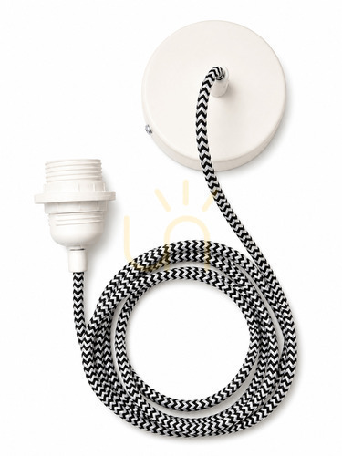Check Lunares Lunhold 100 cm White Pendant Light E27 LUN-LLH-WI-100