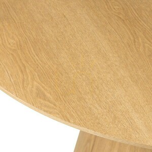 NORAN Dining Table, Round, Natural Finish by Nova Nook small 4