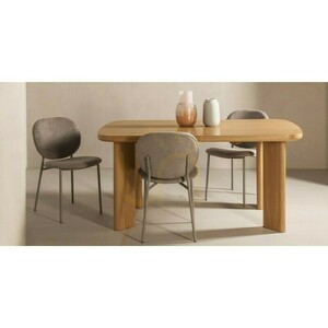 ESTRELLA Extendable Table, 160–200 cm, Rectangular, Natural Finish by Nova Nook 1 ESTRELLA Extendable Table, 160–200 cm, Rectangular, Natural Finish by Nova Nook small 1