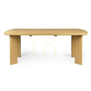 ESTRELLA Extendable Table, 160–200 cm, Rectangular, Natural Finish by Nova Nook 5 ESTRELLA Extendable Table, 160–200 cm, Rectangular, Natural Finish by Nova Nook small 5