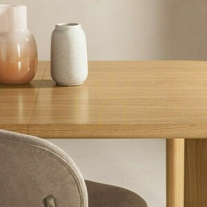 ESTRELLA Extendable Table, 160–200 cm, Rectangular, Natural Finish by Nova Nook 9 ESTRELLA Extendable Table, 160–200 cm, Rectangular, Natural Finish by Nova Nook small 9