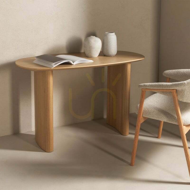 View LORENTO Desk/Console, 120 cm, Nova Nook Natural Oak Veneer LORENTO Desk/Console, 120 cm, Nova Nook Natural Oak Veneer