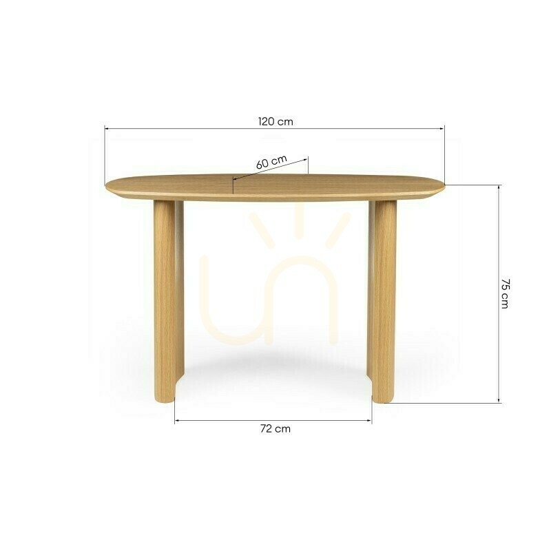 Preview LORENTO Desk/Console, 120 cm, Nova Nook Natural Oak Veneer LORENTO Desk/Console, 120 cm, Nova Nook Natural Oak Veneer