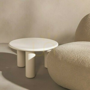 TONI 60 cm Coffee Table, Cream, Matte, Nova Nook small 1