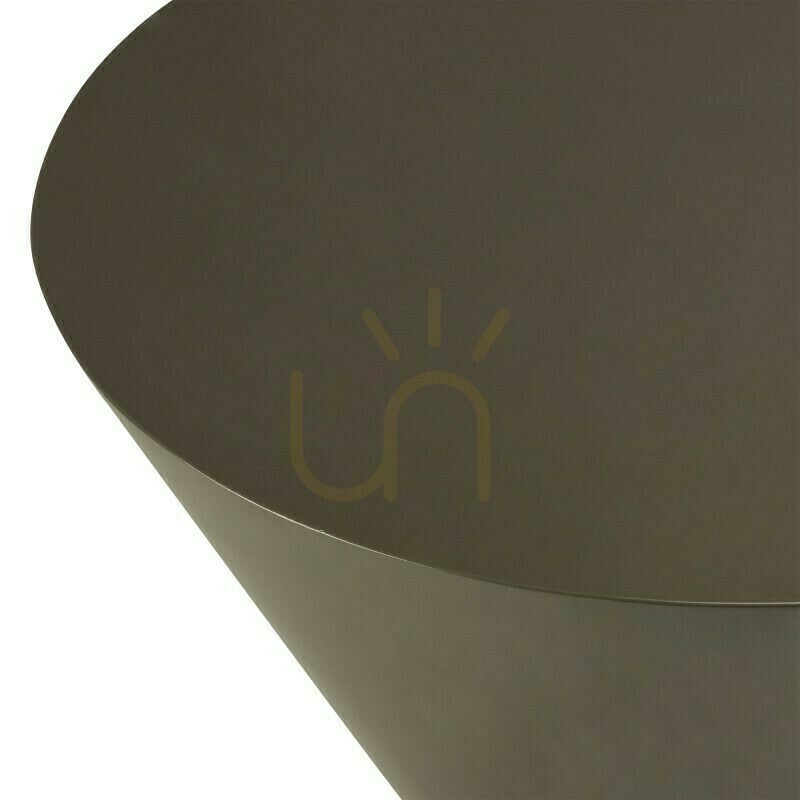 View ELISSA Coffee Table, 80 cm, Green-Gray, Glossy, Nova Nook ELISSA Coffee Table, 80 cm, Green-Gray, Glossy, Nova Nook