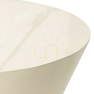 ELISSA Coffee Table, 60 cm, Cream-White, Glossy, Nova Nook 5 ELISSA Coffee Table, 60 cm, Cream-White, Glossy, Nova Nook small 5
