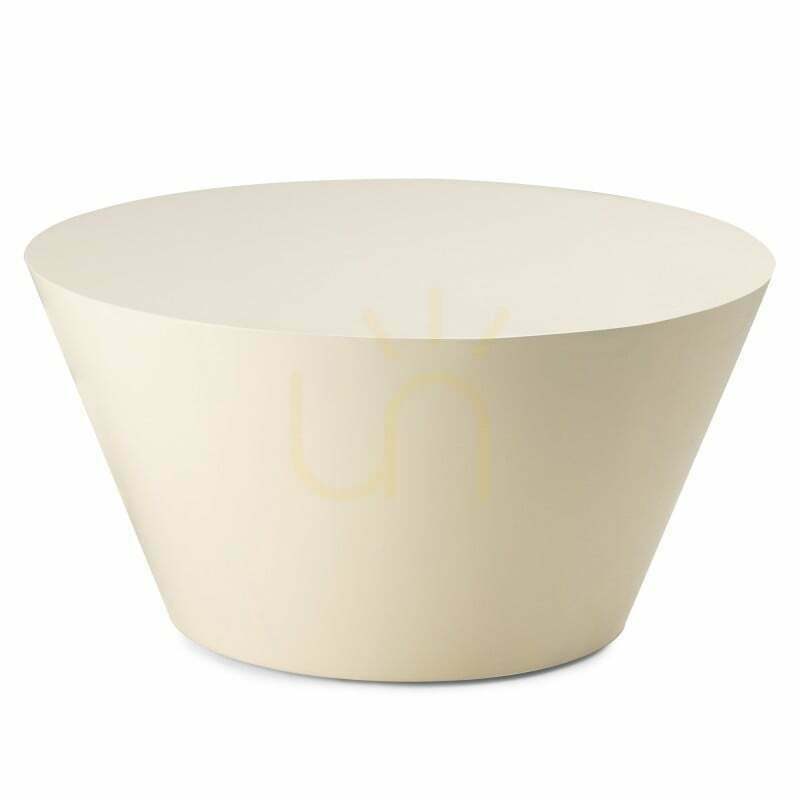 Check ELISSA Coffee Table, 60 cm, Cream-White, Glossy, Nova Nook ELISSA Coffee Table, 60 cm, Cream-White, Glossy, Nova Nook