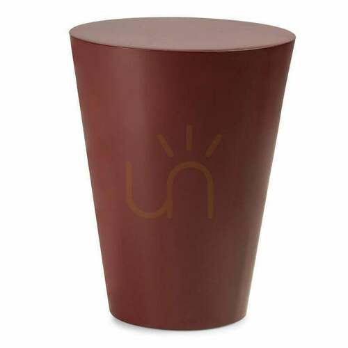 Check ELISSA TALL Side Table, 40 cm, Burgundy-Brown, Glossy, Nova Nook